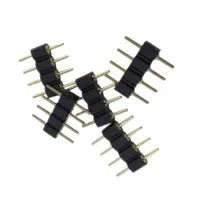 Connecteur de câble pour bande LED, accessoires pour bande LED, répartiteur RGB 1, 2, 3, 4 voies, connecteur femelle 4 broches droit 10 mm, câble d'extension pour bande LED