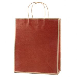 Bolsa de Papel con Asa, Impresión Personalizada, 100% Reciclable, Bolsas de Papel Kraft para Compras - Product Image 4