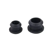 Bouchon de trou à encliqueter en caoutchouc de silicone noir personnalisable OEM 2.5-14mm