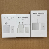 Adaptador PD de 45W Original de Fábrica, USB-C TA845, Enchufe EU, UK, US, Carga Súper Rápida, Adaptador de Corriente Tipo C para Samsung S26U S25 S24 S23