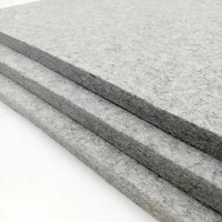 Feutre de laine blanc épais pressé industriellement 100% laine, feutre industriel 55% fibres de laine