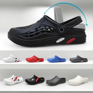Sabots pour hommes EVA quantité minimale de commande bas design personnalisé imprimé logo confort sabot jardin classique sports nautiques sandales de plage sabots EVA chaussures pour hommes - Product Image 4