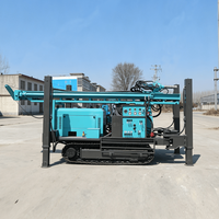 Machine de forage DTH de haute qualité, détecteur d'eau souterraine 300m, équipement de forage pneumatique pour l'approvisionnement en eau domestique, qualité garantie