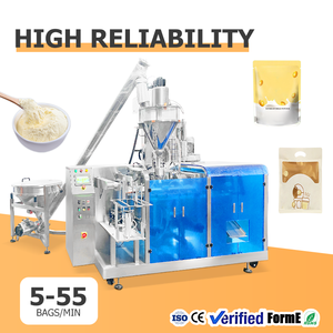 Automatic Doypack Filling and <b>Sealing</b> Machine for Soy Milk Powder Premade Stand Up Pouches High Speed Packing Equipment - Product Image 1