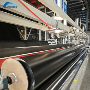 Geomembrana de HDPE Impermeable de Superficie Rugosa, Lámina Negra de Polietileno para Revestimiento de Estanques, Almacenamiento de Agua en Depósitos - Product Image 2