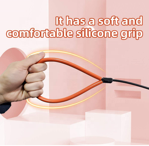 Guinzaglio per Cani fino a 113 kg, Resistente, Realizzato in Cavo Metallico Rivestito con Impugnatura in Silicone Morbido - Product Image 4