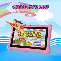 Tablet Infantil de 7 Pulgadas, Android 12, WiFi, IPS 1024x600, Tablet Educativa para Niños con 2GB de RAM y 32GB de Almacenamiento
