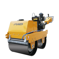 Compacteur de sol et d'asphalte à double tambour, mini-compacteur vibrant portatif, nouveau compacteur routier à rouleaux vibrants
