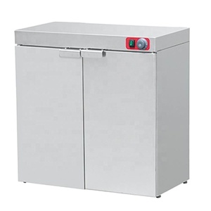 Armarios de cocina de carro de calentamiento de Piate caliente eléctrico de acero comercial con dos puertas - Product Image 1