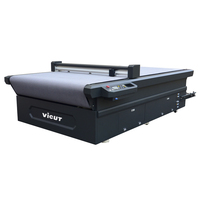 Plotter de corte digital de cama plana con alimentación automática para patrones de calzado, prendas de vestir, señales de tráfico, ropa y bolsos