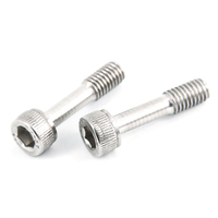 Vis à tête hexagonale en acier inoxydable avec queue réduite, vis de fixation pour panneau, vis à tête hexagonale GUTB4-3-8, boulons de couverture