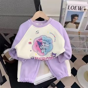 Nuevo Conjunto Deportivo Informal para Niños de Otoño, Holgado y Transpirable, Conjunto de Dos Piezas con Estampado de Animales - Product Image 3