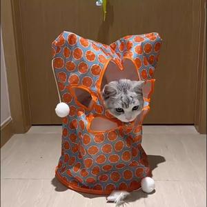 Sport Style Foldable <b>Cat</b> Tunnel <b>Cat</b> <b>Toys</b> Plush Ball <b>Mouse</b> <b>Toy</b> <b>Cat</b> Training Pet Supplies Channel <b>Toy</b> Diamond Pocket Rolling - Product Image 3