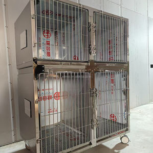 กรงสัตว์ขนาดใหญ่แบบใช้ซ้ำได้ ทำจากสแตนเลส 304 สำหรับสัตว์เลี้ยง โรงพยาบาลสัตว์ คลินิกสัตว์เลี้ยง ยี่ห้อ XinDa รุ่น APC-4 สำหรับขาย - Product Image 2