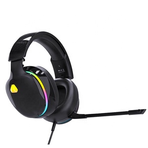 Studio <span class=keywords><strong>USB</strong></span> có dây mềm earmuffs Over-Ear máy tính Tai nghe RGB chơi game tai nghe cho PS2 PS4 ps5 Xbox một MacBook PC điều khiển - Product Image 4