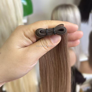 Extensiones de Cabello Humano Virgen Genius Weft de Doble Trama al por Mayor, 50g, Cabello Natural sin Procesar, Trama Invisible Fina Hecha a Mano, Listo para Enviar - Product Image 2