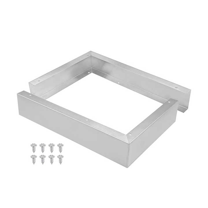 Universal 2.95 In Microwave Filler Kit Stainless Steel Microwave Trim