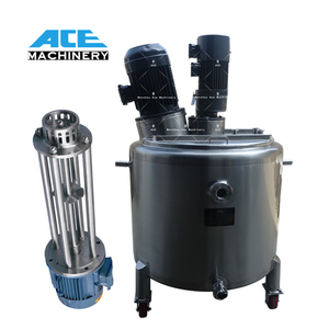 Sistema de Elevación de 200L con Descarga Inclinable, Máquina para Fabricación de Cosméticos, Equipo de Producción de Gel, Pasta y Ungüento, Mezclador Homogeneizador al Vacío - Product Image 6