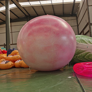 Bola Pelangi Tiup PVC Besar Berkualitas Tinggi Ramah Lingkungan dengan Cetakan Logo Kustom untuk Dekorasi Pesta D - Product Image 1