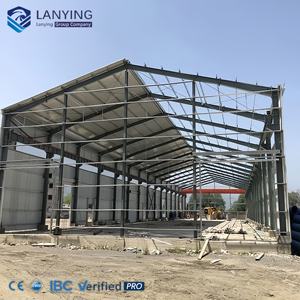 Estrutura Metálica Pré-fabricada/Armazém/Oficina/Pavilhão/<span class=keywords><strong>Hangar</strong></span> Edifícios de Armazéns Industriais de Aço Pré-fabricados Modernizados - Product Image 5