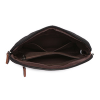 Langsung dari pabrik kustom pria multi-fungsi dompet panjang tas tangan dengan kompartemen koin & saku ponsel