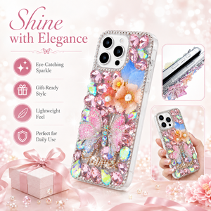 เคสโทรศัพท์กันกระแทกคุณภาพสูง ดีไซน์เพชร ป้องกันกล้อง วัสดุ TPU+PC+กระจก สำหรับ 16 Promax Plus Pro Magnetic ลดราคาพิเศษ - Product Image 6