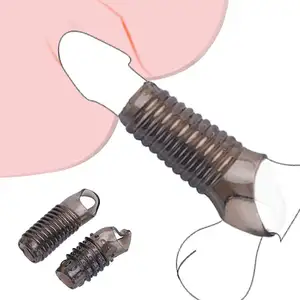 Neonishen Herbruikbare Penis Ring Mouw Vergroting Vertraging Ejaculatie Siliconen Haan Ring Seksspeeltjes Voor Mannen