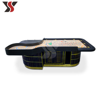 Table de Roulette Moderne de Luxe YS, Nappe Personnalisée, Design Écologique et Durable, Pieds en Acier Inoxydable pour la Maison, le Poker et le Casino