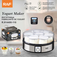 RAF 2025 nouvelle machine à yaourtière électrique à économie d'énergie automatique à un bouton avec 7 tasses pour la maison