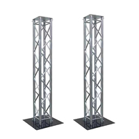 Équipement de DJ de scène en aluminium Offre Spéciale 6.5 pieds dj Truss totem stand lumière principale mobile avec canevas noir/blanc