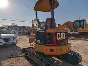 Mini-excavatrice 303CR modèle 2022, état neuf à 95%, avec moteur, boîte de vitesses, pompe et godet de 0,25 m³ - Product Image 6