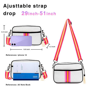 New Arrival Neoprene Cartoon Pattern Cross Body <strong>Bag</strong> Outdoor Sports <strong>Mobile</strong> Phone Case Unisex Small Shoulder <strong>Bag</strong> - Product Image 2