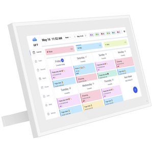Pantalla Táctil Inteligente Interactiva para Horarios Familiares, Blanca/Negra, Calendario Digital <span class=keywords><strong>de</strong></span> 10 y 16 Pulgadas - Product Image 2