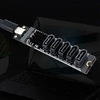 Adaptateur USB C vers SATA 3.0 6 Gbit/s avec puce JM575+JMS580, carte convertisseur Plug and Play Type C vers 5 ports SATA 3.0 pour PC
