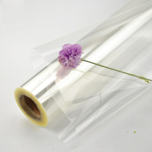 Rouleau de papier cellophane transparent 54cm*50m 23mic, papier glassine pour emballer les bouquets de fleurs - Product Image 5