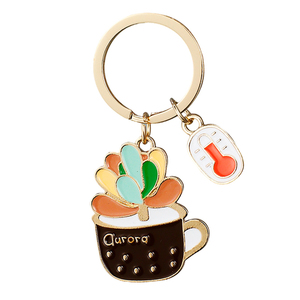 Gantungan Kunci Logam Enamel Die Cast Logo Perusahaan Mewah Lucu, Gantungan Kunci Logo Kustom - Product Image 5