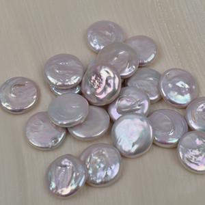 Pendientes de Perlas de Agua Dulce Naturales Barrocas de 18 mm, Hechos a Mano, con Partículas Grandes, Colgante Disperso, Joyería DIY con Fuerte Brillo - Product Image 1