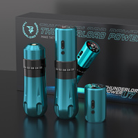 Thunderlord U7 Minder Vibratie Machine Voor Wenkbrauw Tatoeages Professionele Draadloze Roterende Tattoo Pen Machine Set