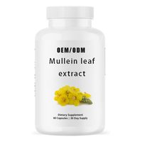 OEM/ODM Vente en gros Capsules d'extrait de feuilles de molène naturelle Vente à chaud Supplément de soins de santé à bas prix, bon pour les poumons