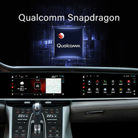 Auto-Upgrade-Zubehör-Kits Android Interaktiver Doppelbildschirm+Schalthebel+Schaltknauf+Stoppuhr für Porsche Panamera 2010-2016