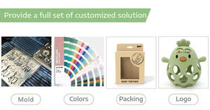 ของเล่นเด็กกัดแทะรูปหมี ปลอดสาร BPA ผลิตจากซิลิโคน - Product Image 4