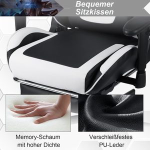 Chaise <span class=keywords><strong>de</strong></span> jeu PC <span class=keywords><strong>de</strong></span> luxe 2D pour adultes, grande taille, <span class=keywords><strong>bureau</strong></span>, 180 <span class=keywords><strong>kg</strong></span>, noir et blanc, <span class=keywords><strong>150</strong></span> <span class=keywords><strong>kg</strong></span>, chaise <span class=keywords><strong>de</strong></span> jeu pour personnes corpulentes - Product Image 5