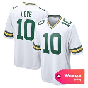 Hochwertige Damen-Trikots Green Bay 10 LOVE 1 Parsons American Football Trikot Individualisierte Trikots mit Logo - Product Image 5