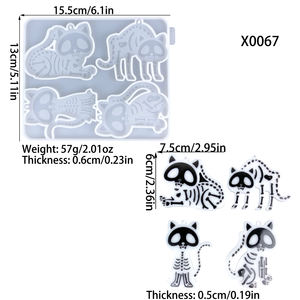 Molde de Silicona para Resina Hecho a Mano, Estilo Ins, Adornos Decorativos y Herramientas para Pasteles, Molde de Yeso para Resina - Product Image 3