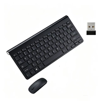 Özel 78 Tuşlu ABS Kablosuz Klavye Mouse Seti, Kablosuz Adaptörlü, 8-10 Metre Çalışma Mesafesi, İnce Taşınabilir Ofis Klavyesi