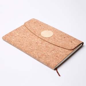 Libreta de direcciones de negocios A5 impresa ecológica personalizada, Cuaderno Diario con cubierta de papel certificado, páginas internas, logotipo de regalo - Product Image 3