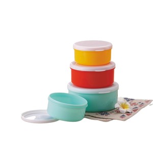 Matryoshka Doll Lunchbox Plastic Bento <b>Box</b> For Kids Microwave Safe Solid Color <b>Stackable</b> Container Set - Product Image 5