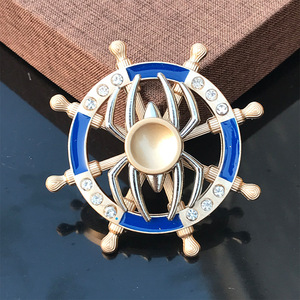 Nuevo DISEÑO DE TIMÓN Metal <span class=keywords><strong>Fidget</strong></span> Spinners Juguetes Doble capa Dedo Aleación de zinc Colorido Mano <span class=keywords><strong>Spinner</strong></span> Metal Mano <span class=keywords><strong>Fidget</strong></span> <span class=keywords><strong>Spinner</strong></span> - Product Image 5