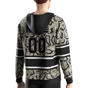 Sudadera con Capucha y Sudadera Deportiva de Hockey sobre Hielo Transpirable con Estampado de Moda para Equipos de Entrenamiento, Hechas a Medida en EE. UU., 100% Poliéster - Product Image 6