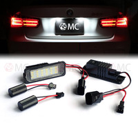 VW Golf 4 5 6 7 Eos Lupo için yeni Beetle Passat CC Polo Polo LED plaka aydınlatma ışığı meclisi